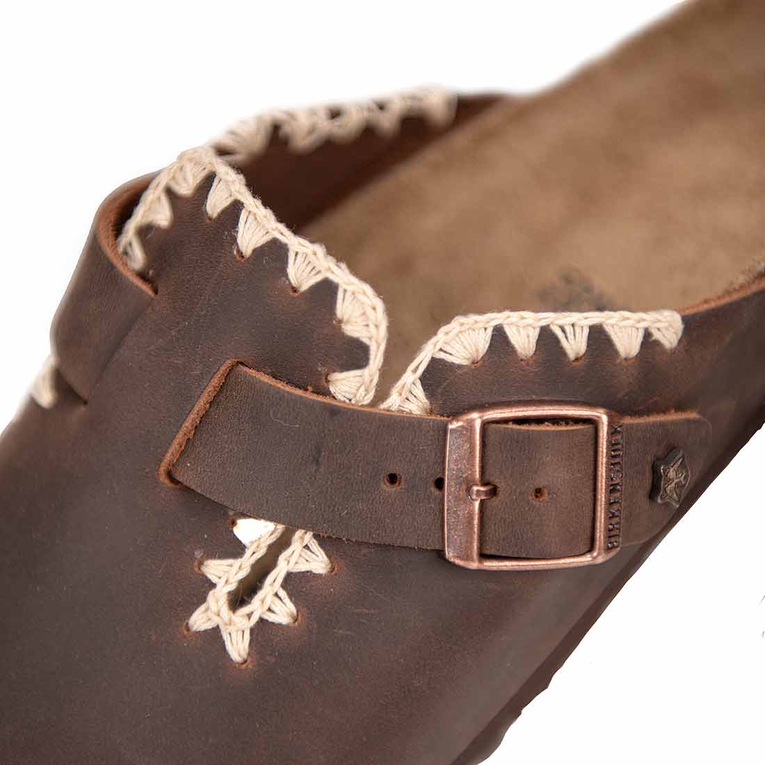 Sabot Birkenstock Boston ricamate a mano Spedizione GRATIS 24h