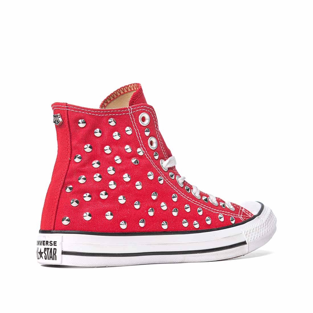 Skechers One Stand Rosse Borchie e Strass | LLab scarpe custom
