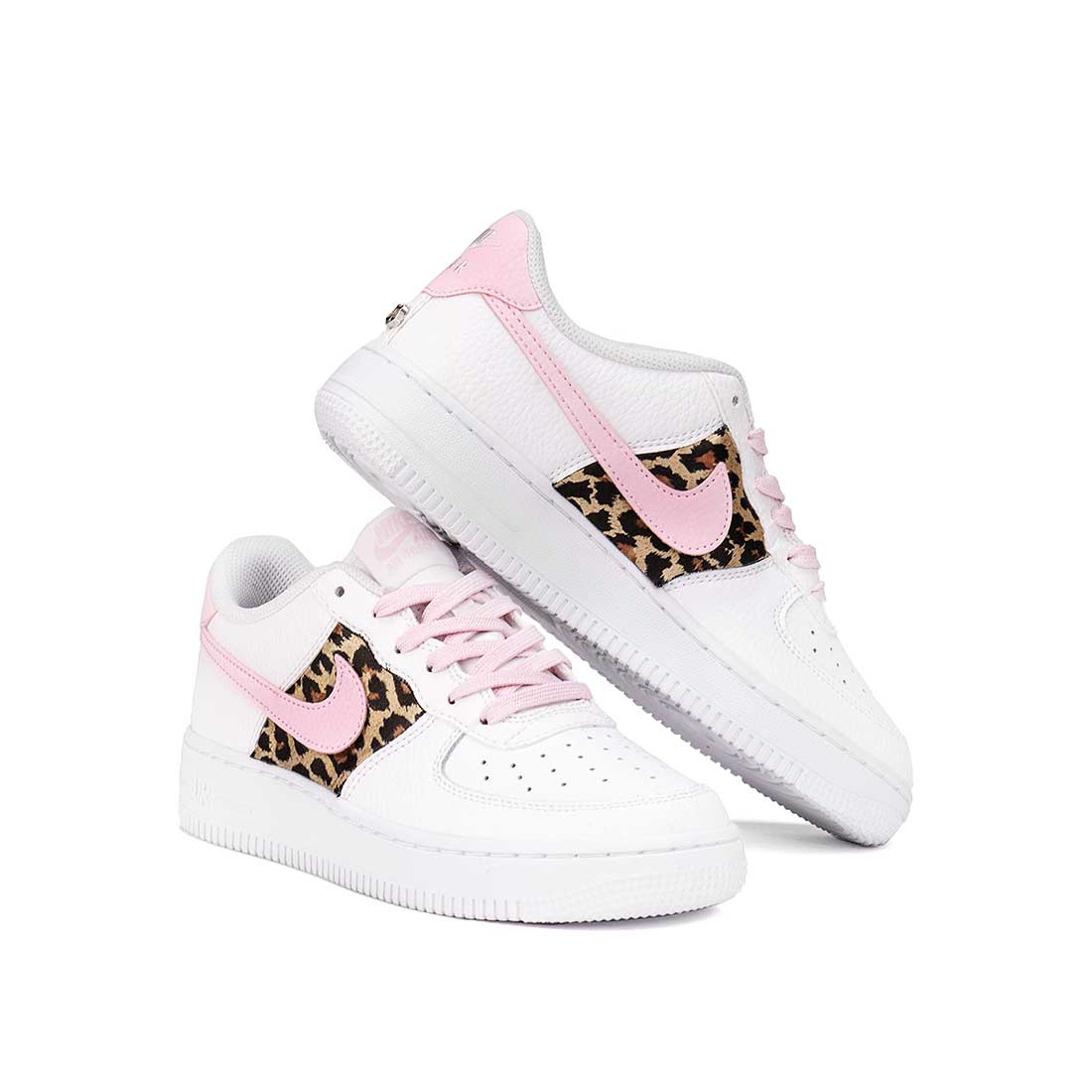 nike air force 1 animalier leopardate rosa