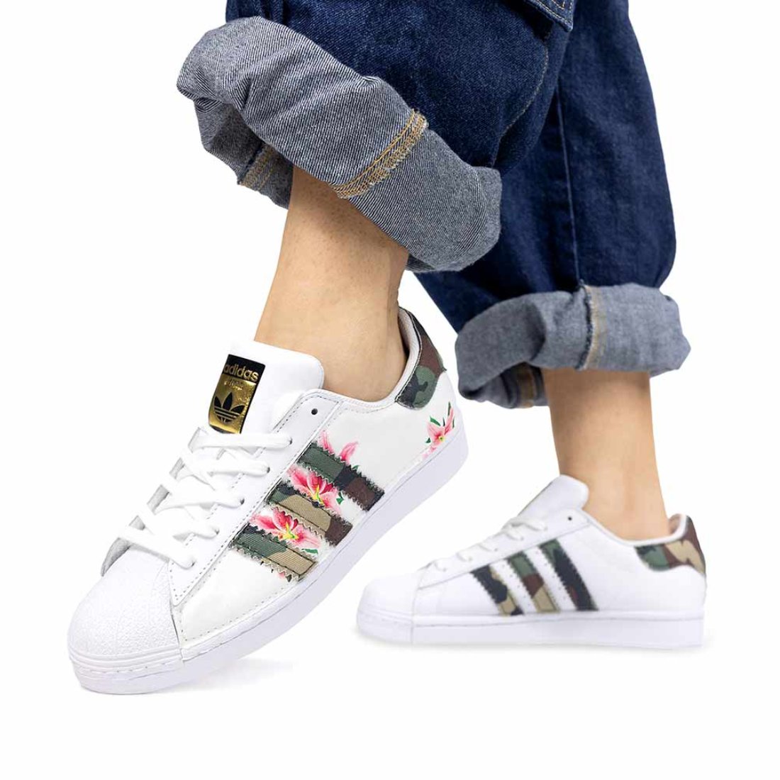 Adidas superstar fiori best sale