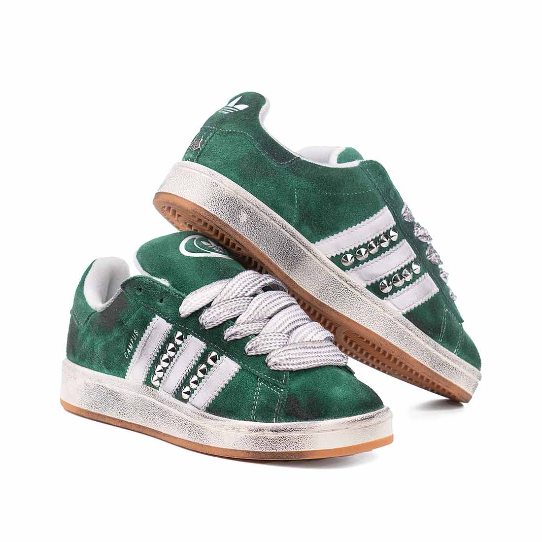 Adidas Campus Verdi con Borchie - Outlet