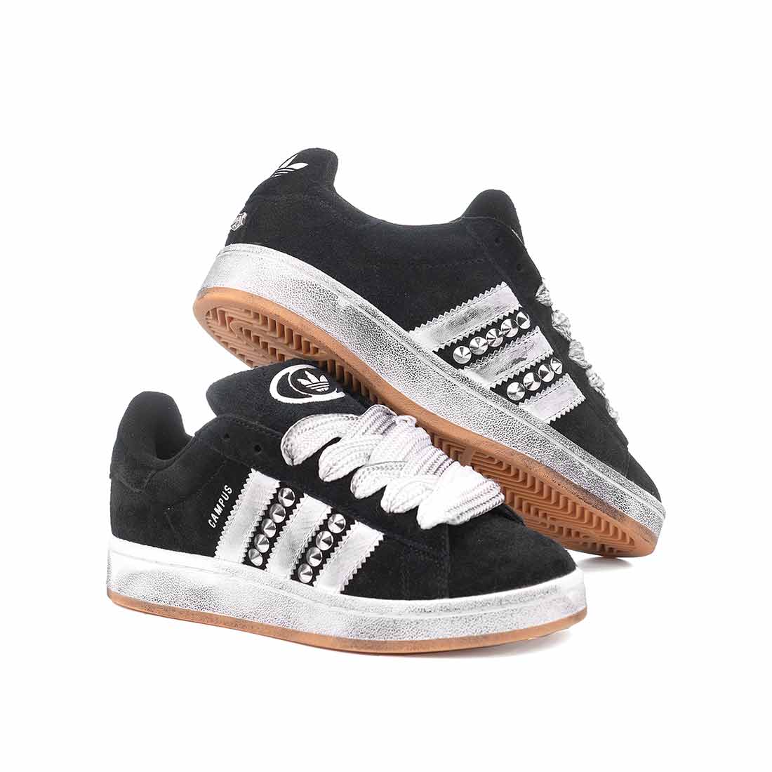 Adidas Campus Nere con borchie1