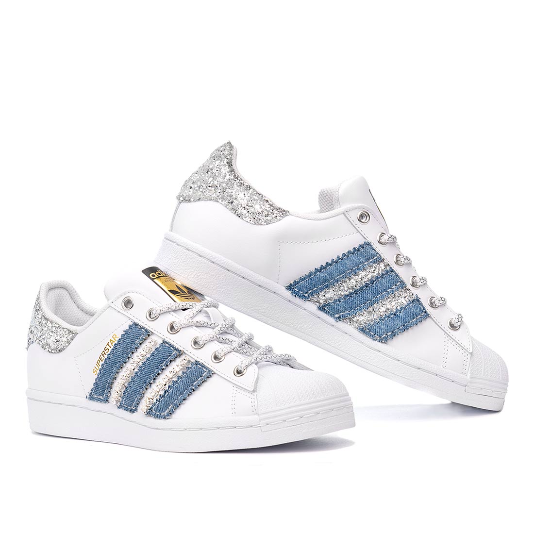 Adidas Superstar Jeans, Strass e Gioielli - Outlet