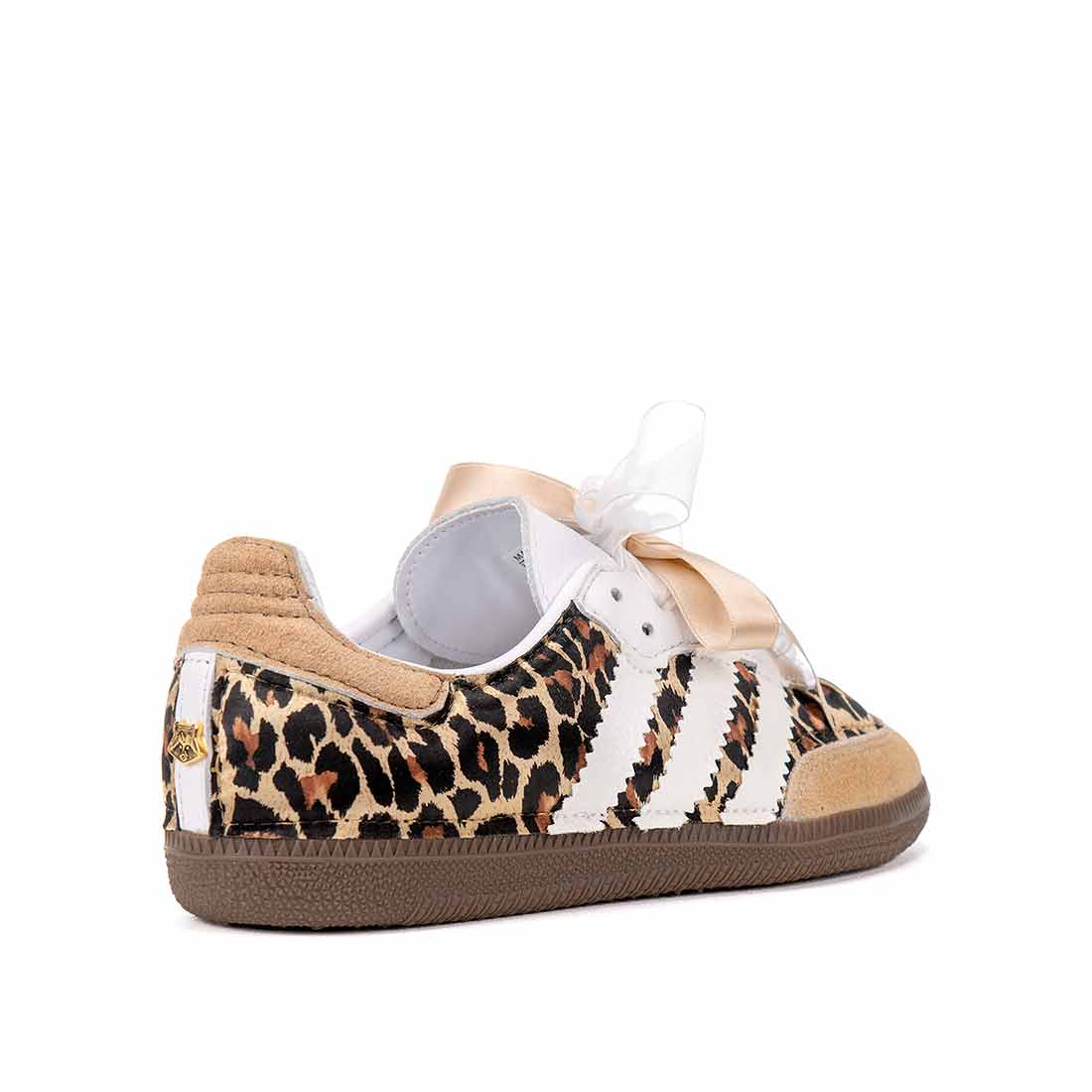 adidas leopardate animalier maculate con lacci in tulle