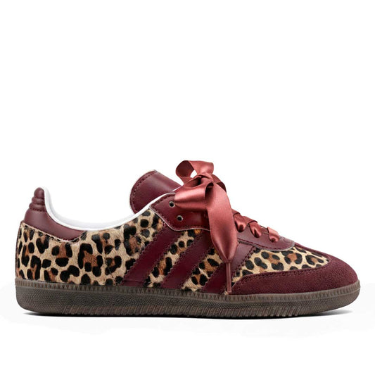 adidas samba bordeaux leopardate animalier