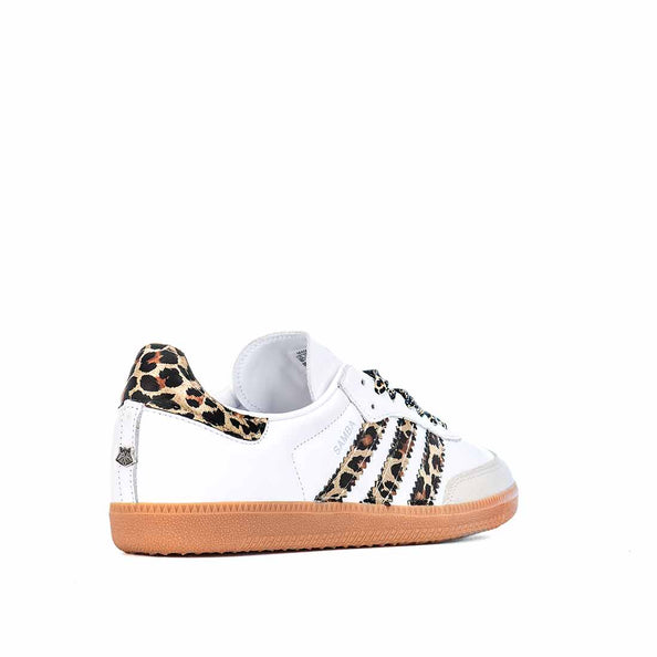 Adidas samba con bande leopardate