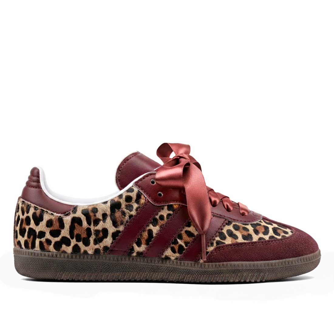 adidas samba leopardate animalier burgundy