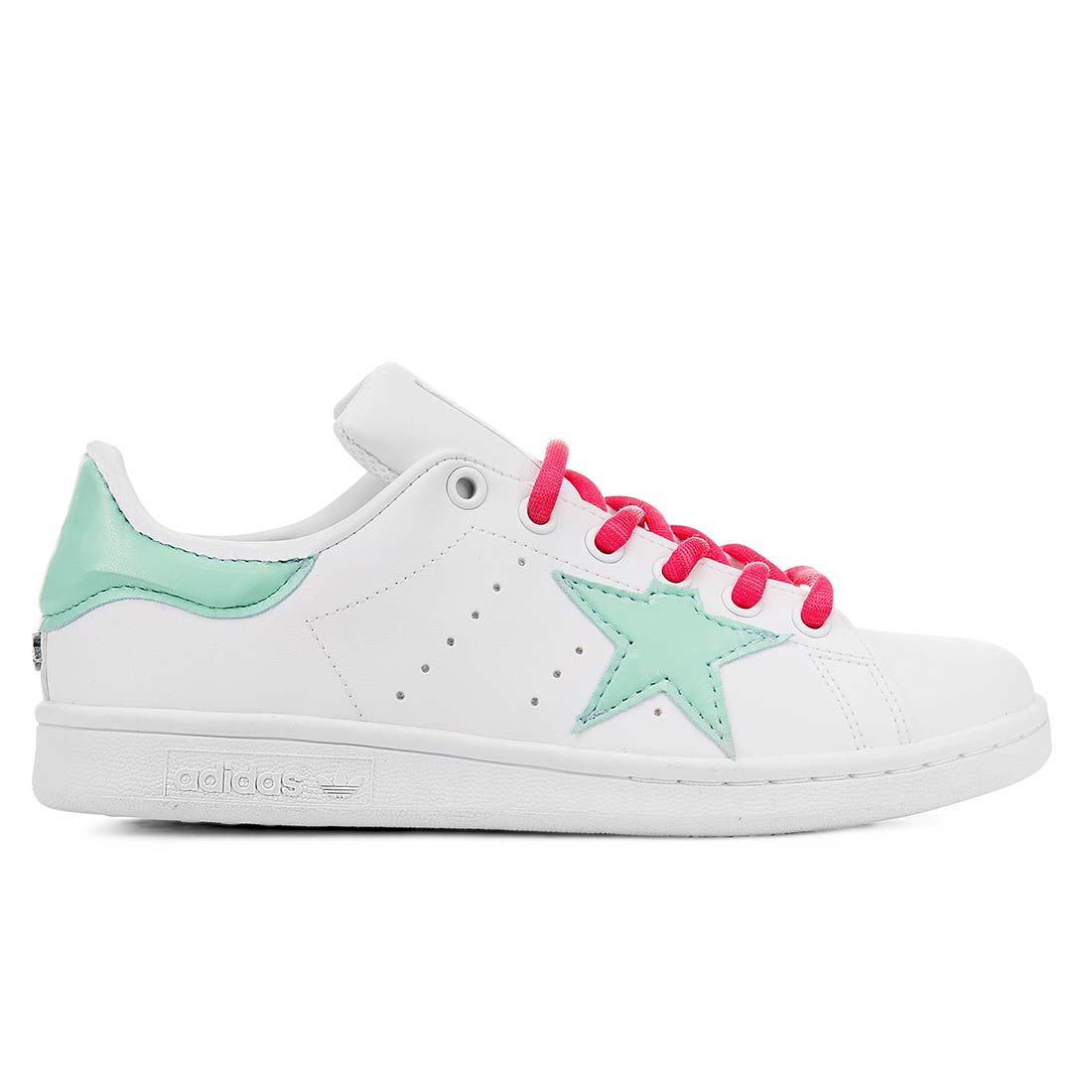 Scarpe tipo stan smith con stella Clearance