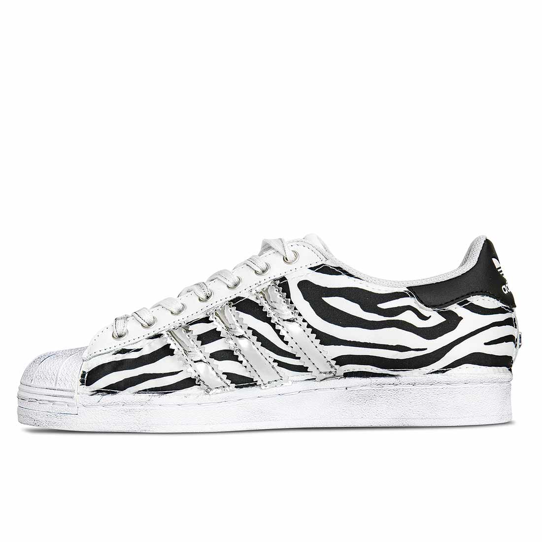 Adidas zebra animalier color argento reflex
