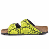 Personalizzazione Birkenstock Arizona Pitonate Giallo Fluo (neon) - Outlet