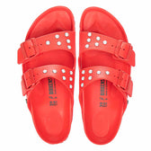 Personalizzazione Birkenstock Arizona EVA Rosse con Perle - Outlet