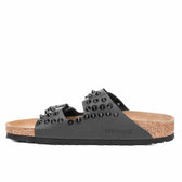 Personalizzazione Birkenstock Arizona Nere con Borchie Nere - Outlet