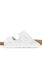 Birkenstock arizona bianche con brillanitni bianchi