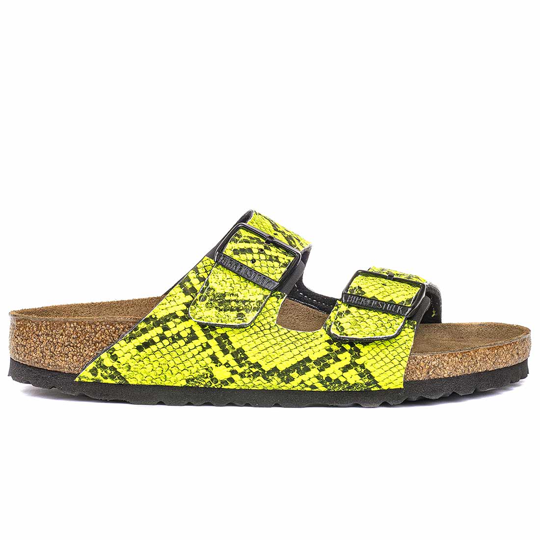 Personalizzazione Birkenstock Arizona Pitonate Giallo Fluo (neon) - Outlet