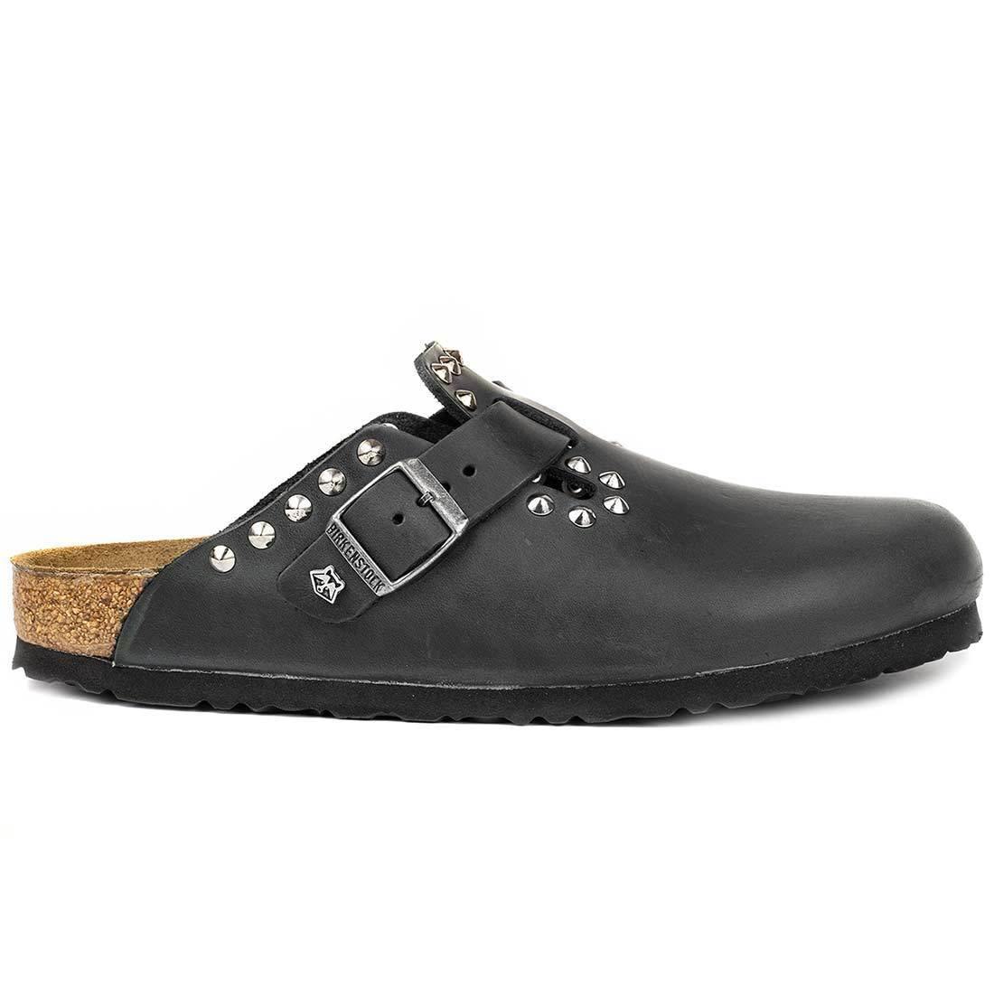Personalizzazione Birkenstock Boston con Borchie - Nere - Outlet