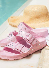 Birkenstock eva rosa con strass 