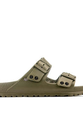 Birkenstock eva verde militare con borchiette nere