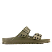 Birkenstock eva verde militare con borchiette nere