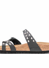 Infradito Birkenstock Mayari nere borchiate