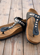 Birkenstock personalizzate con borchie sandali infradito gizeh per l'estate