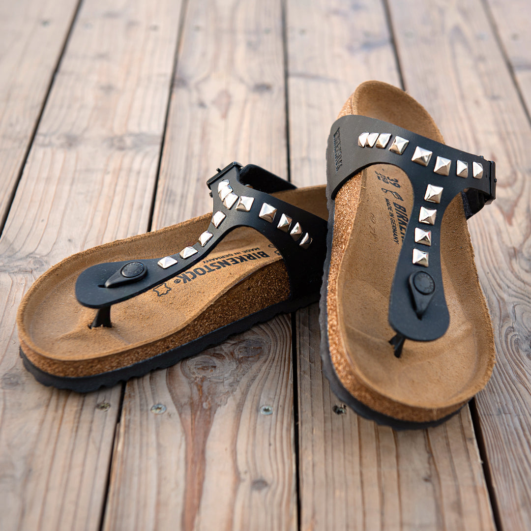 Birkenstock personalizzate con borchie sandali infradito gizeh per l'estate
