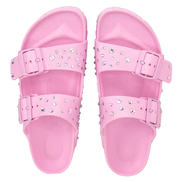 Birkenstock per piscina rosa con swarovski