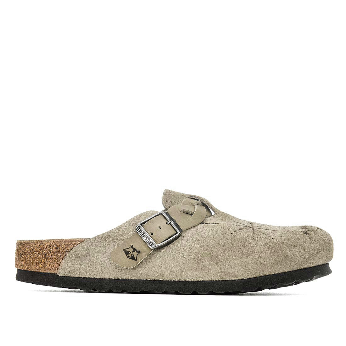 boston marrone chiaro con treccia e disegni