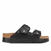 Personalizzazione Birkenstock Papillio Arizona con Borchie a Piramide Argento - Outlet