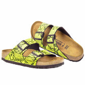 Personalizzazione Birkenstock Arizona Pitonate Giallo Fluo (neon) - Outlet
