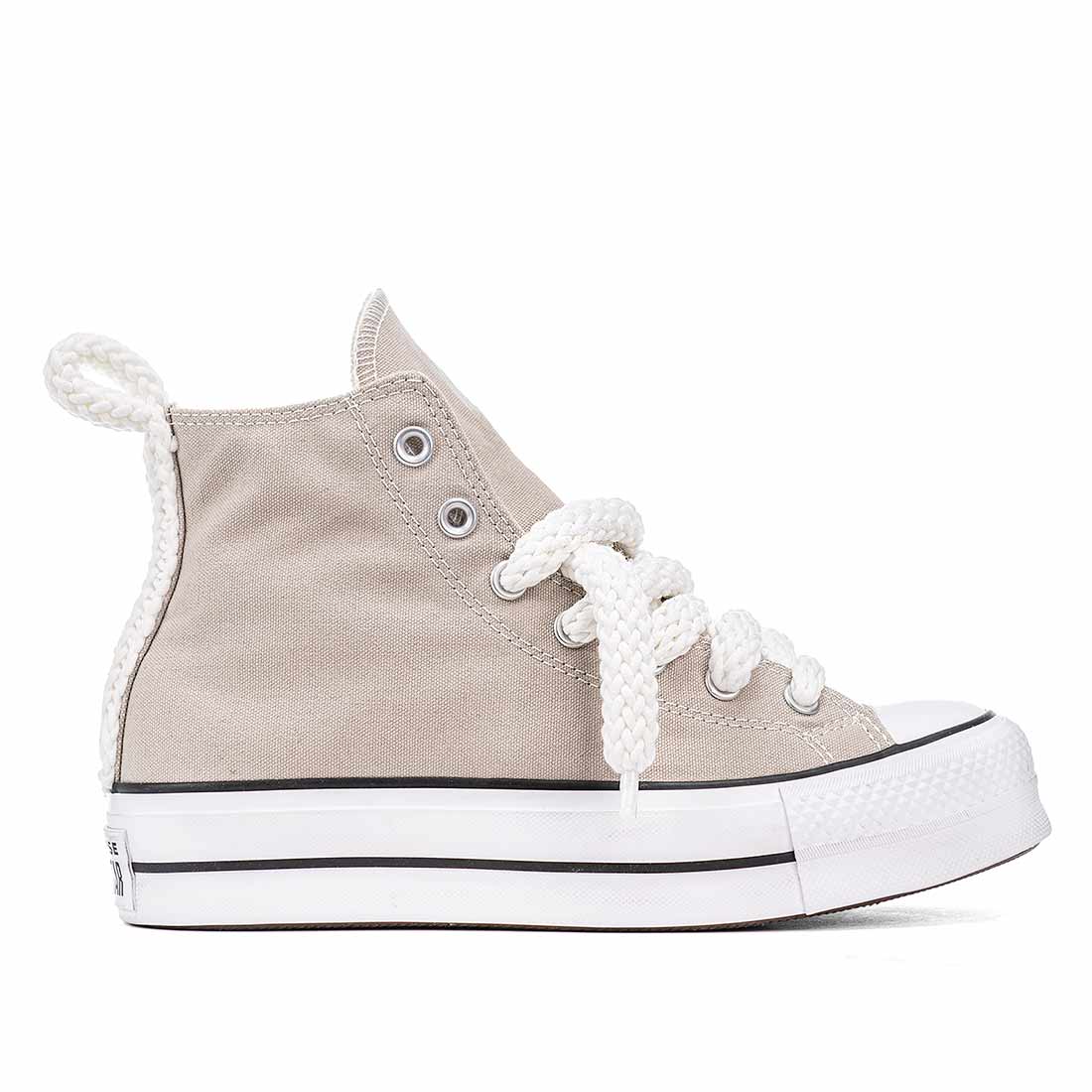 Converse all star beige con stringhe rope 