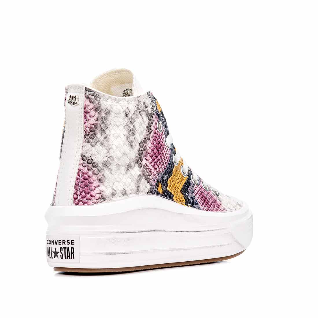 Converse con pitone colorato