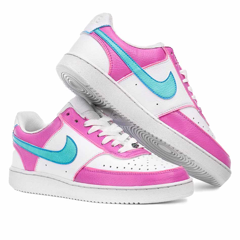 Nike Court - Azzurro e Rosa - Outlet