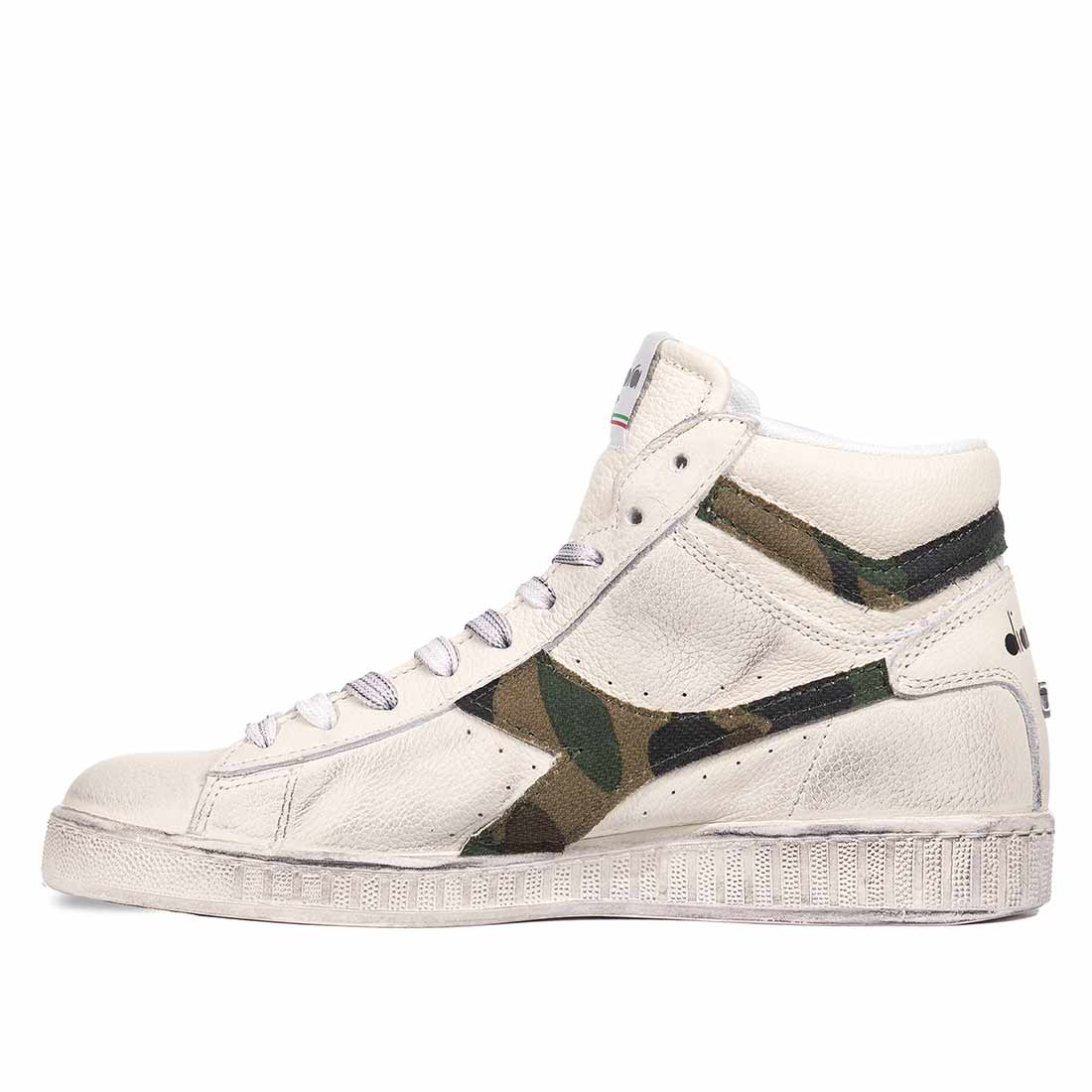 Diadora game high con tessuto militare effetto vintage