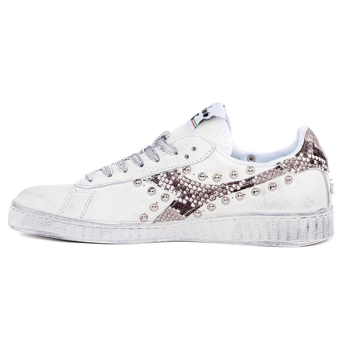 Diadora Game L Low Pitonate con borchie - Outlet