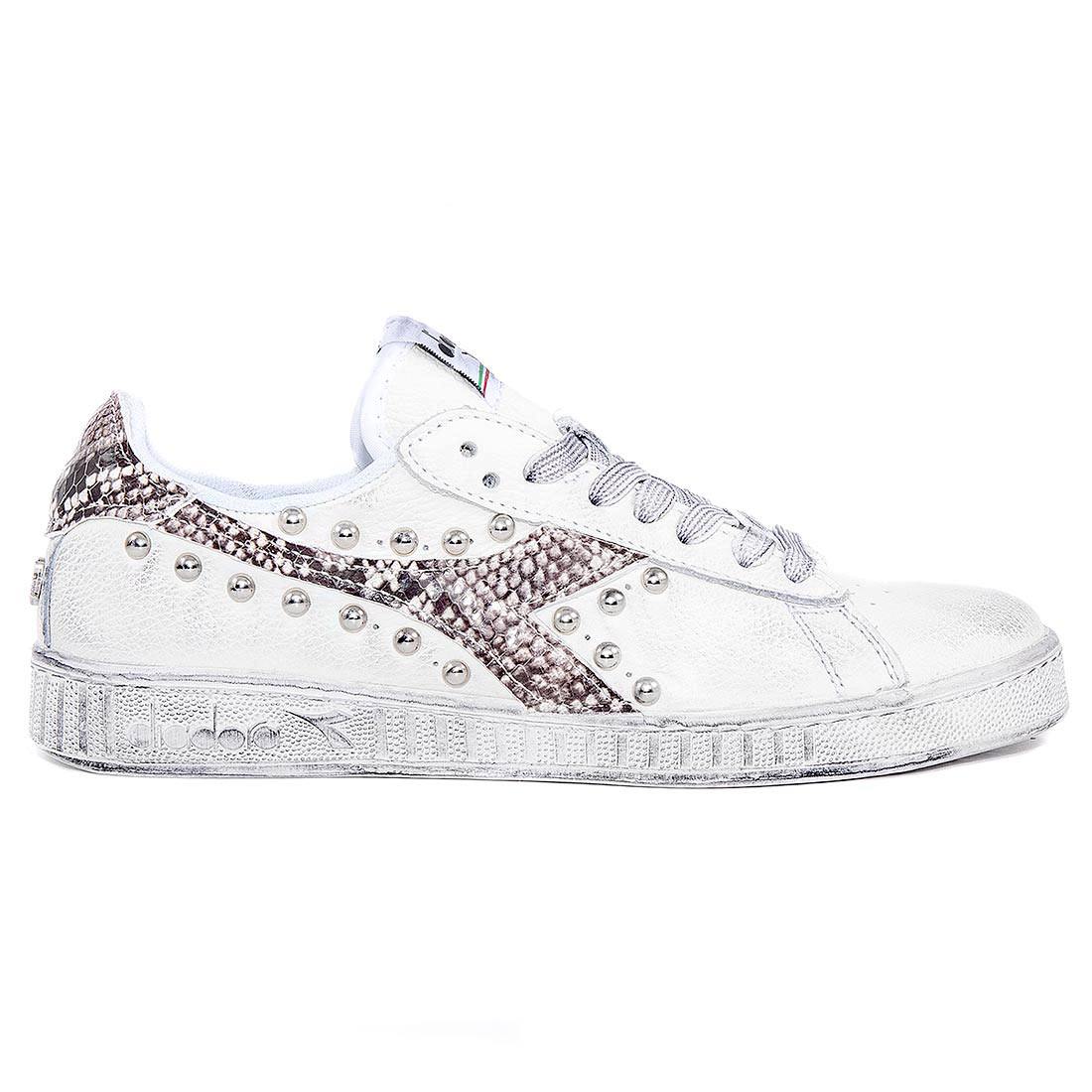 Diadora Game L Low Pitonate con borchie - Outlet