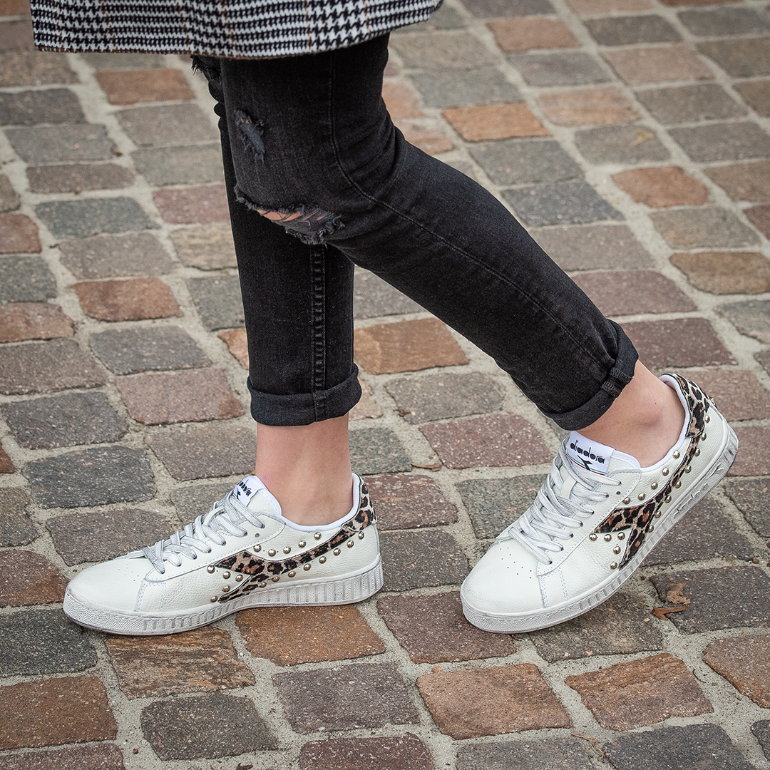 Diadora game l low top donna grigio