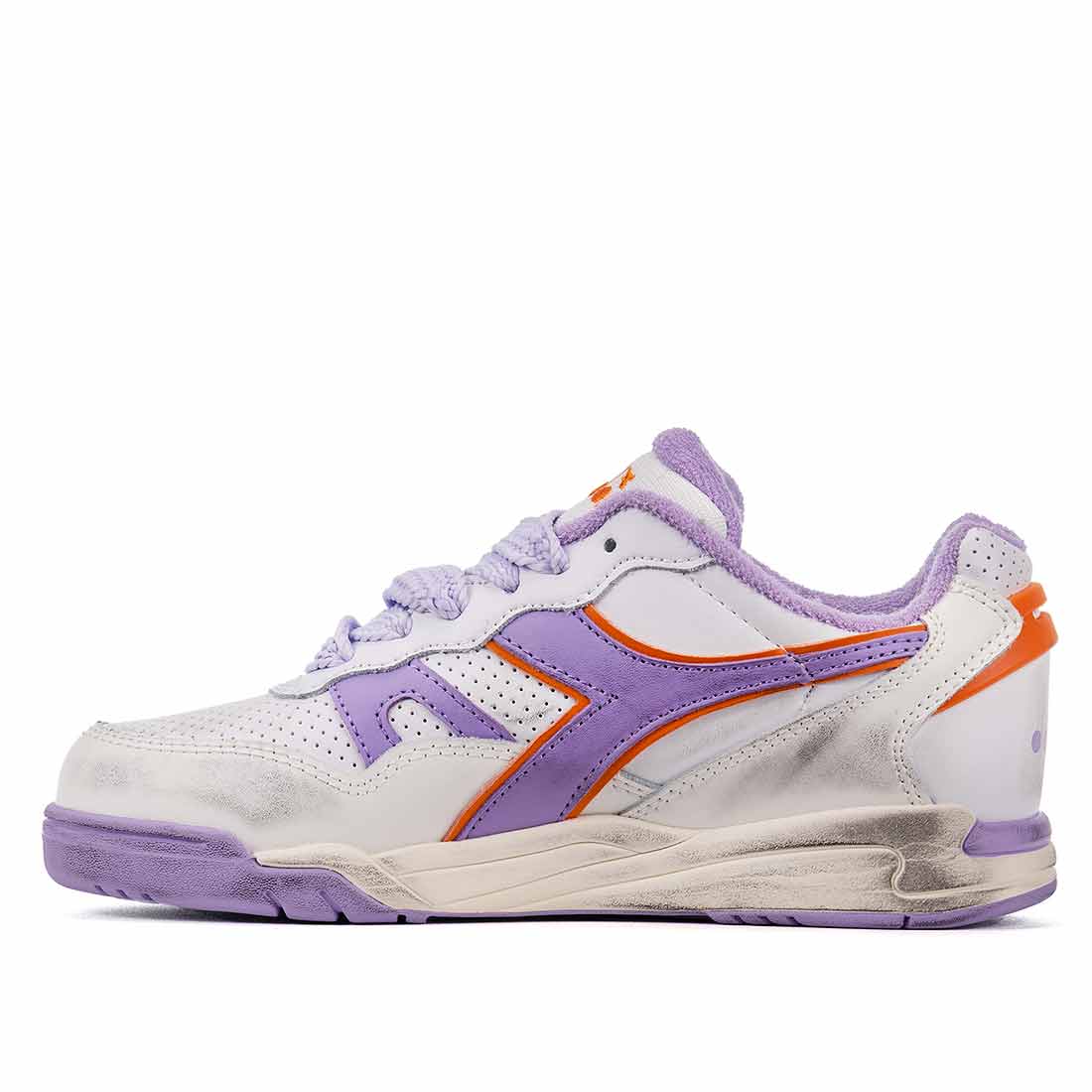 Diadora viola lilla con effetto vintage