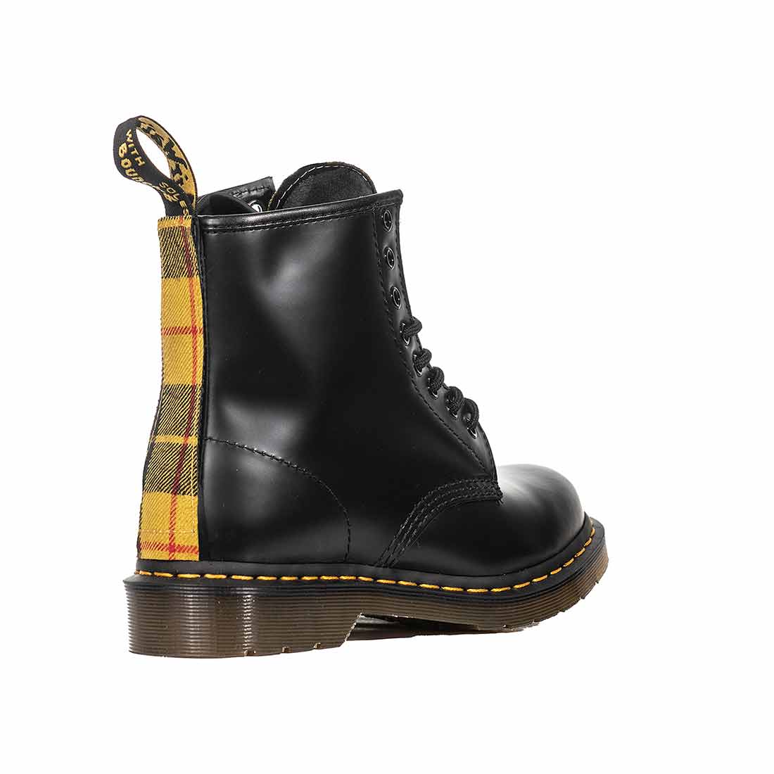 Dottor Martens scozzese tartan giallo