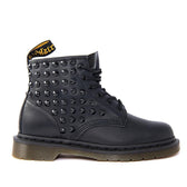 Dr. Martens basso borchie borchiato personalizzato nero racoon-lab