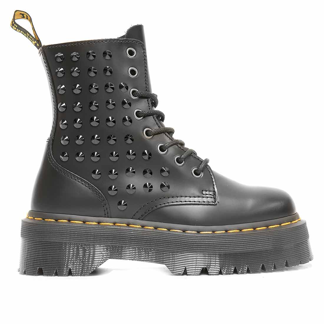 dr martens jadon platform con borchie nere 