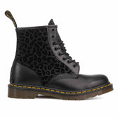 Dr Martens leopardate nero con glitter nero