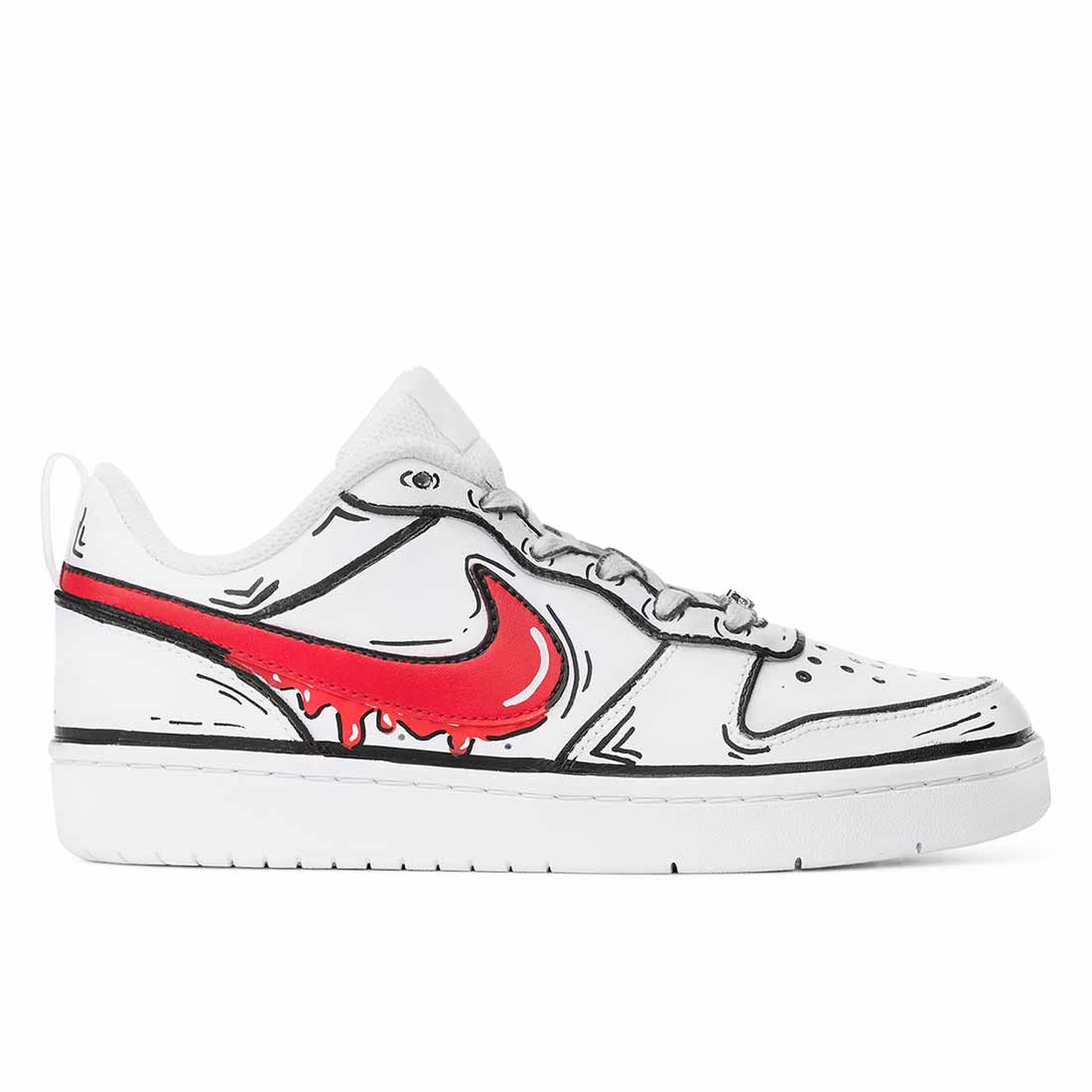 Nike Court - Cartoon Gocce - Rosso - Outlet