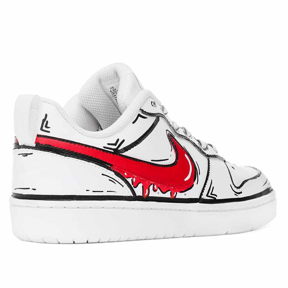 Nike Court - Cartoon Gocce - Rosso - Outlet