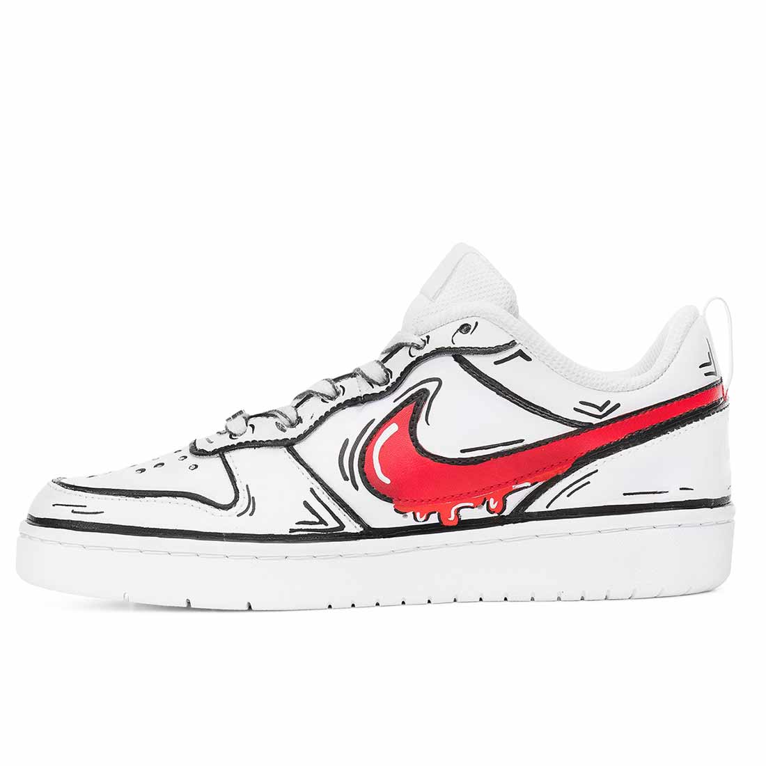 Nike Court - Cartoon Gocce - Rosso - Outlet