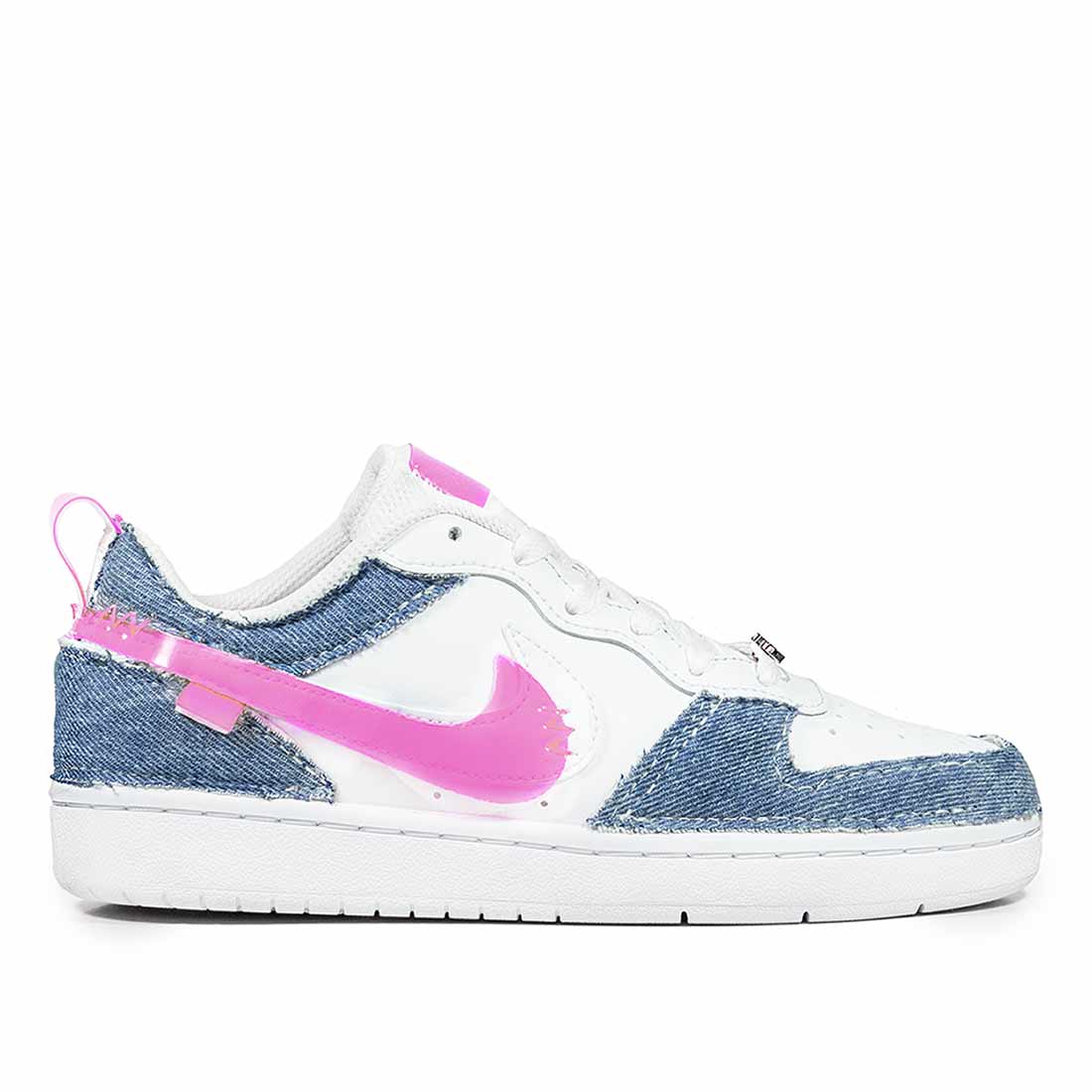 Nike Denim e Vinile Rosa Fluo - Outlet