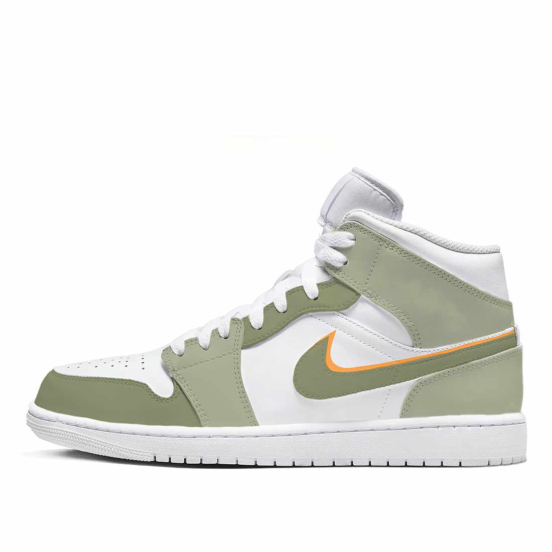 Nike Jordan verde e arancione