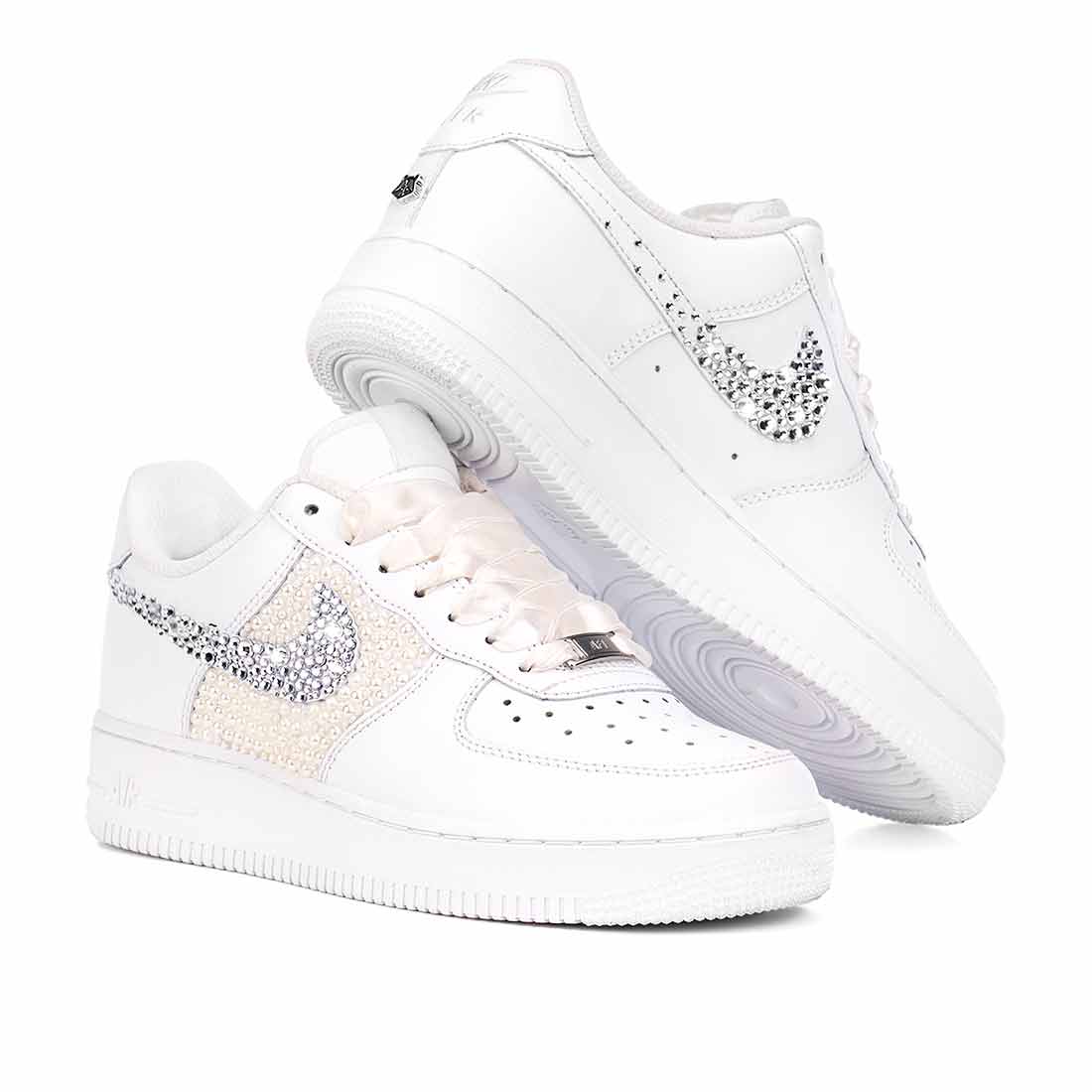 Nike AF1 Matrimonio - Perle e Strass - Outlet