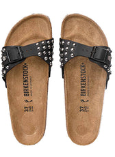 Personalizzazione Birkenstock Madrid nere con Borchiette - Outlet