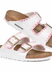 Sandali Birkenstock Ricamo Rosa
