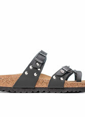 Sandali con borchie argento Birkenstock modello Mayari